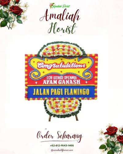 Bunga Papan Congratulation di Warung Muncang